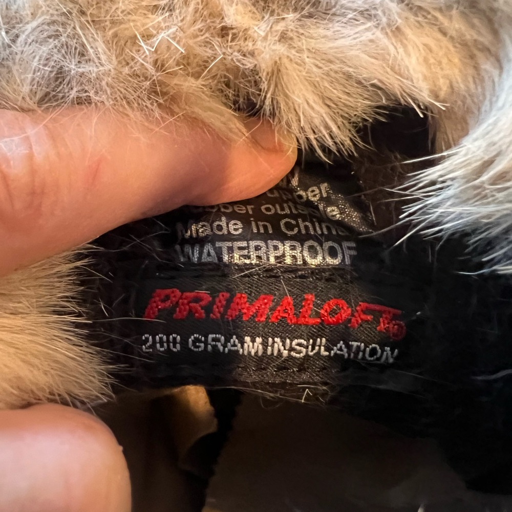 Vintage ULU primaloft Waterproof rabbit Fur Boots 200g insulation - Picture 13 of 13